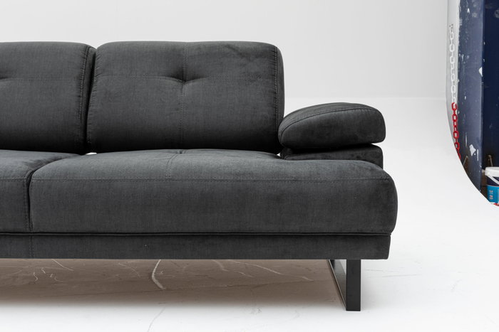 Atelier Del Sofa Sofá Cama 2 Plazas Anthracite 199x99x83 cm Comodidad Estilo Funcionalidad